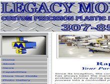 Tablet Screenshot of legacymolding.com